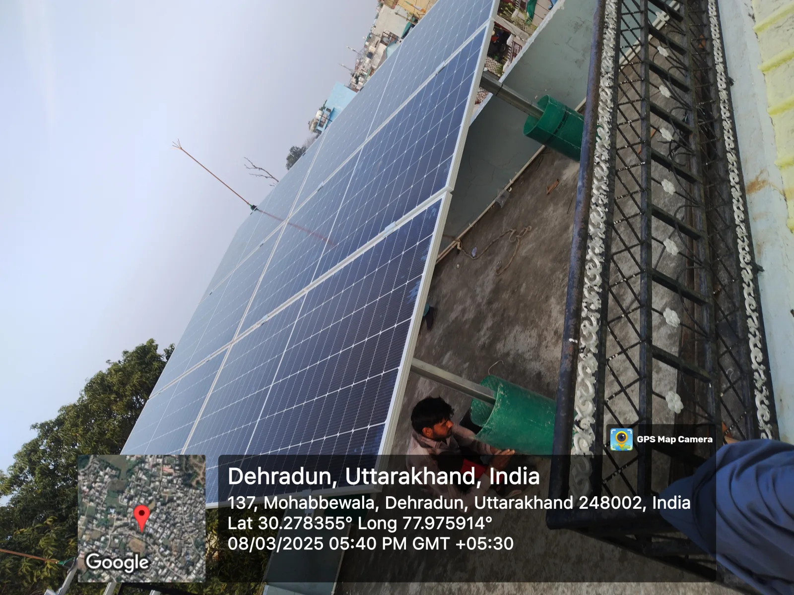 3 KW Bimla Chandrabani solar installation