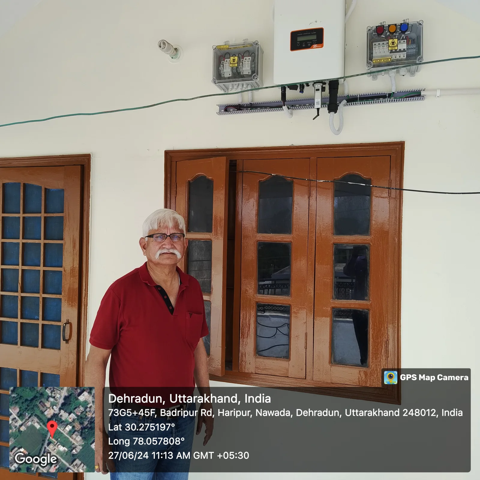 5 KW 3 PH Amit Dangwal solar installation