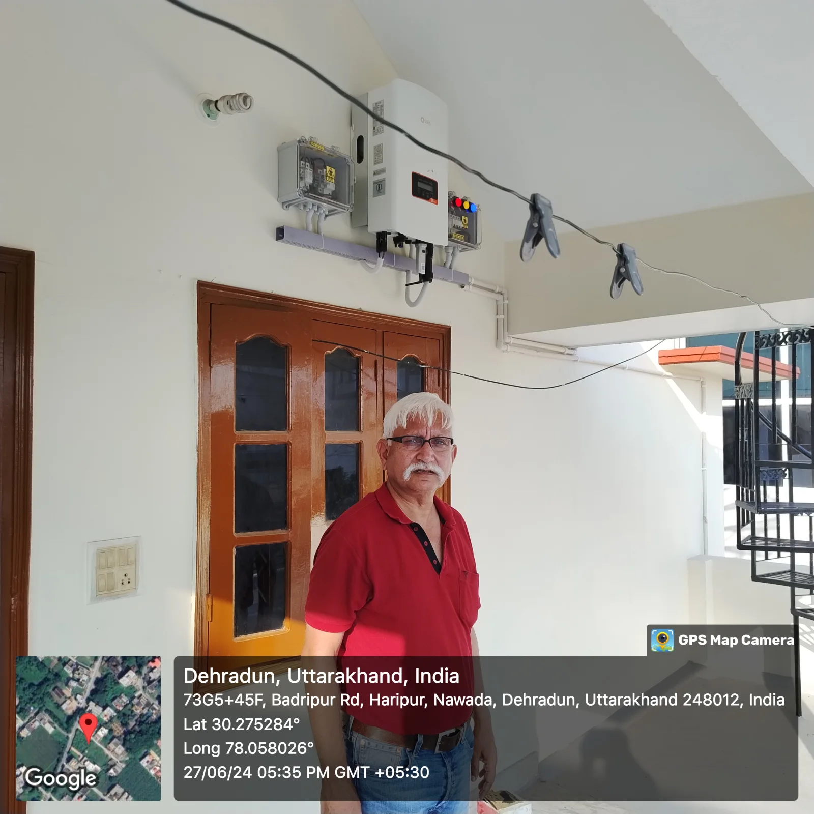 5 KW 3 PH Amit Dangwal solar installation