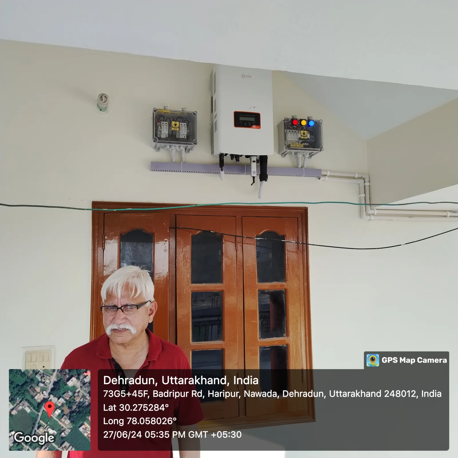 5 KW 3 PH Amit Dangwal solar installation