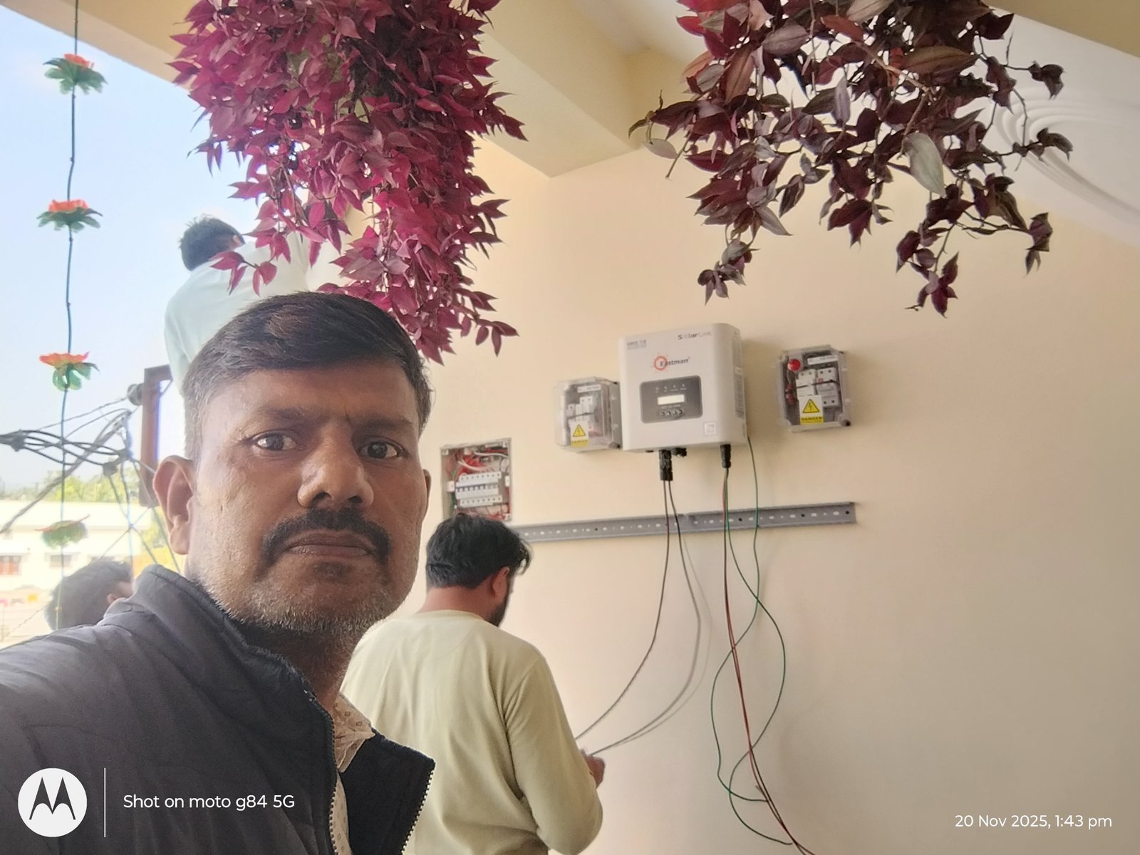 3 KW Mrs Renu Mam solar installation