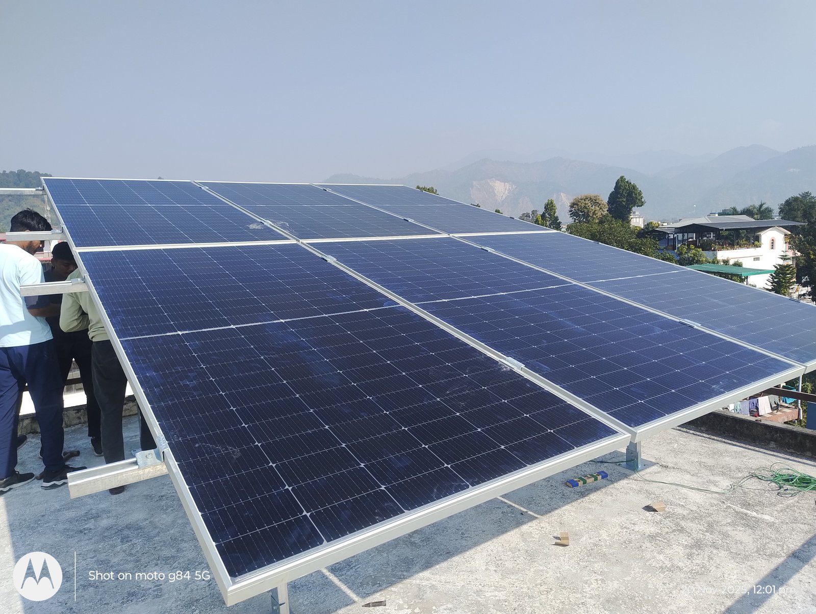 3 KW Mrs Renu Mam solar installation