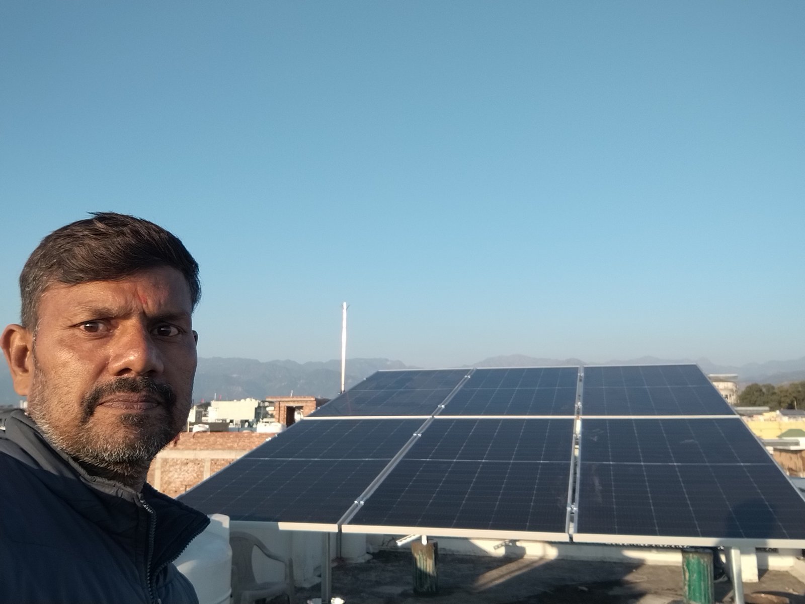 3 KW Mr Laxman Singh solar installation