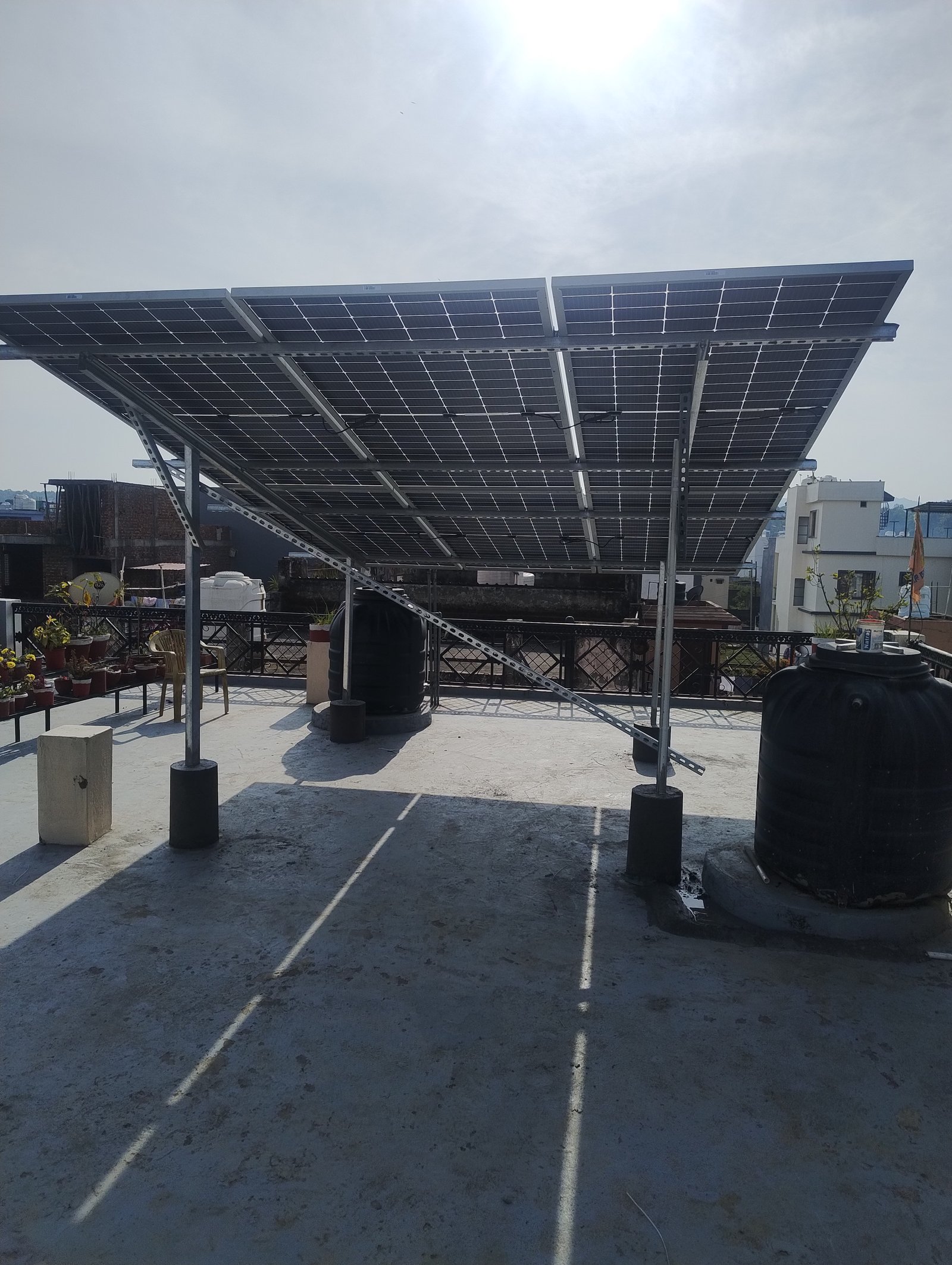 3-3 KW Shri Amrat Lal Chadha solar installation