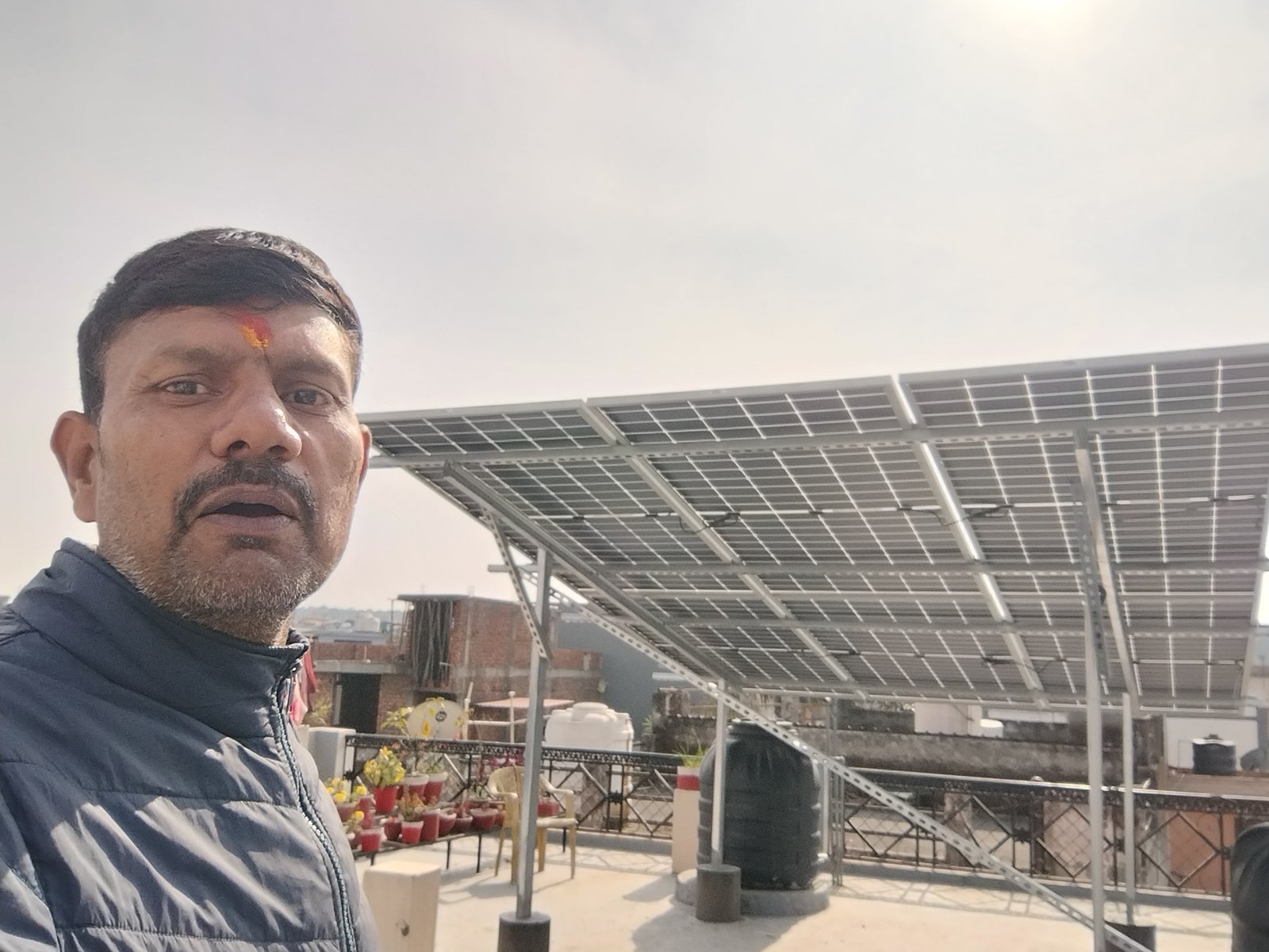 3-3 KW Shri Amrat Lal Chadha solar installation