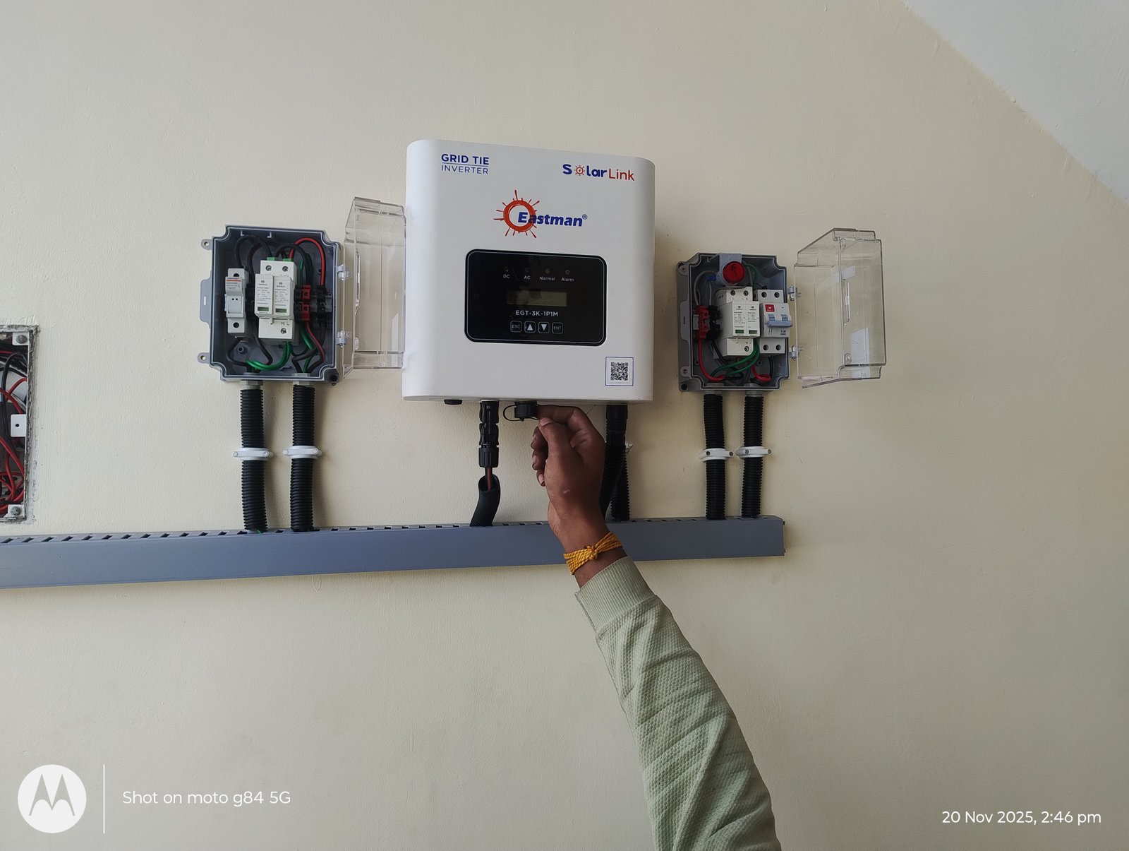 3 KW Mrs Renu Mam solar installation
