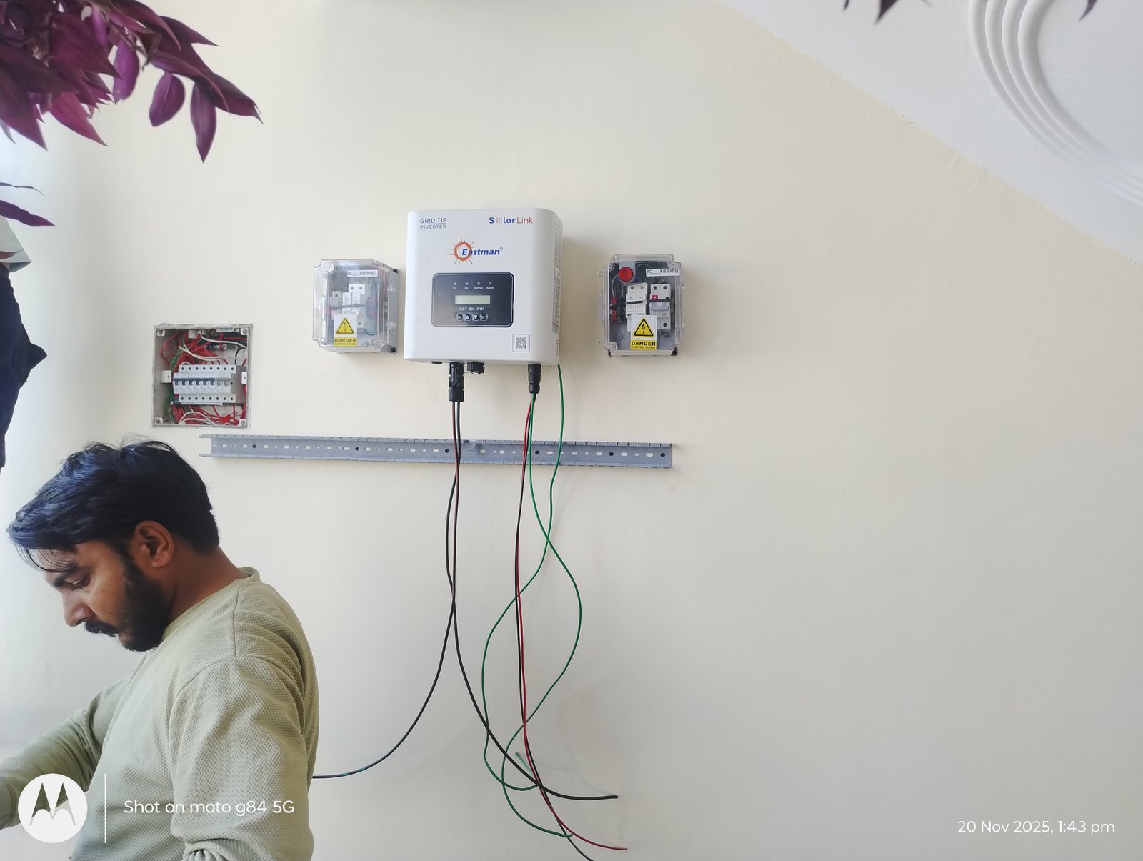 3 KW Mrs Renu Mam solar installation