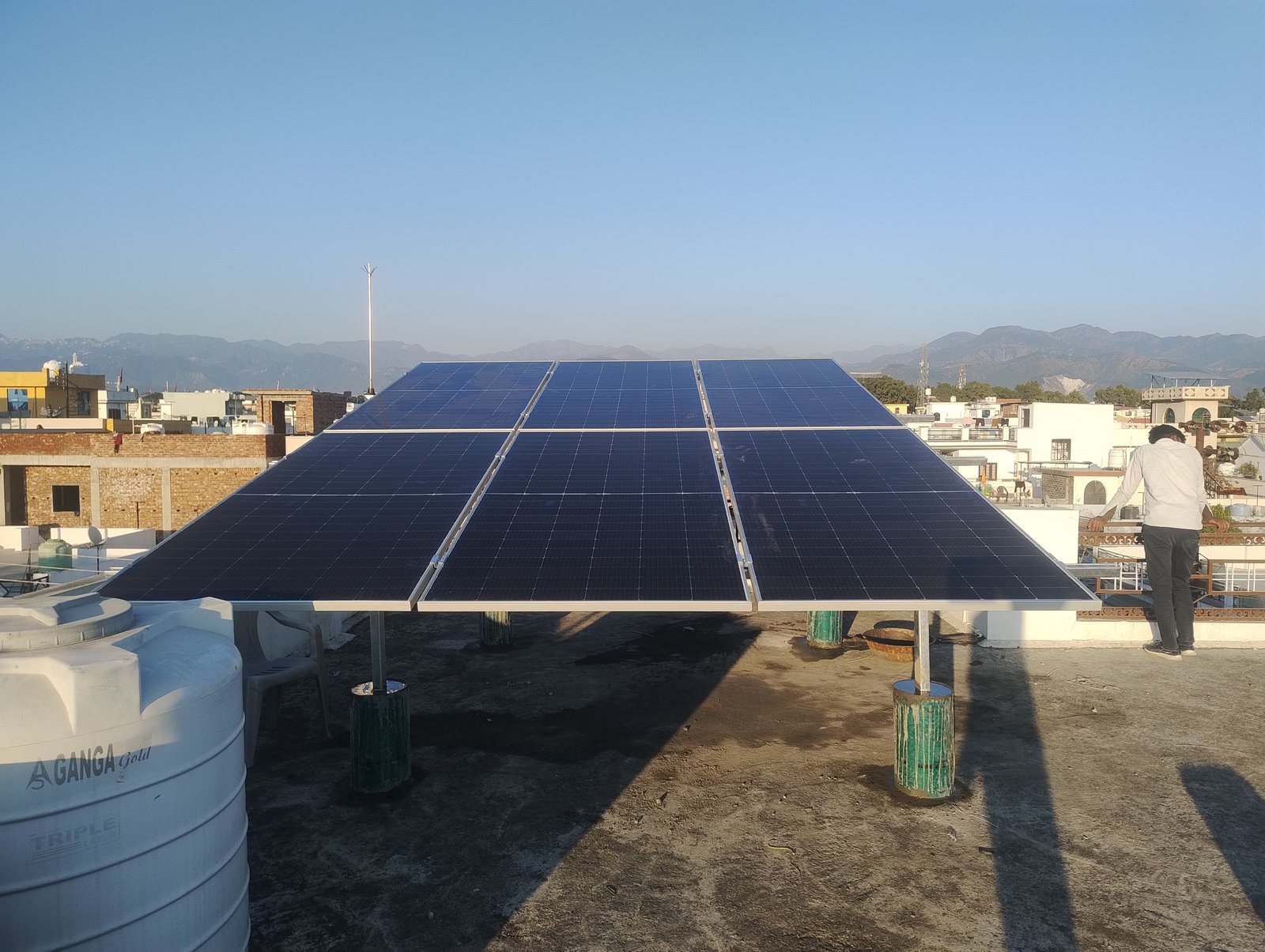 3 KW Mr Laxman Singh solar installation