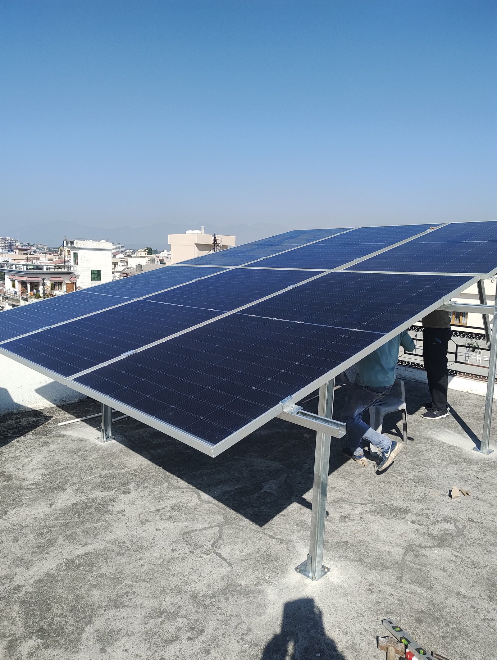 3 KW Mr Laxman Singh solar installation